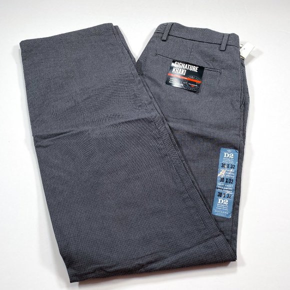 Dockers D2 30x32 Straight Fit Flat Front NEW
